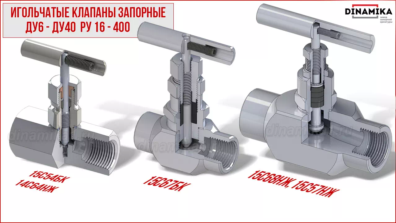 Резьбовые клапаны игольчатые муфтовые в Муроме